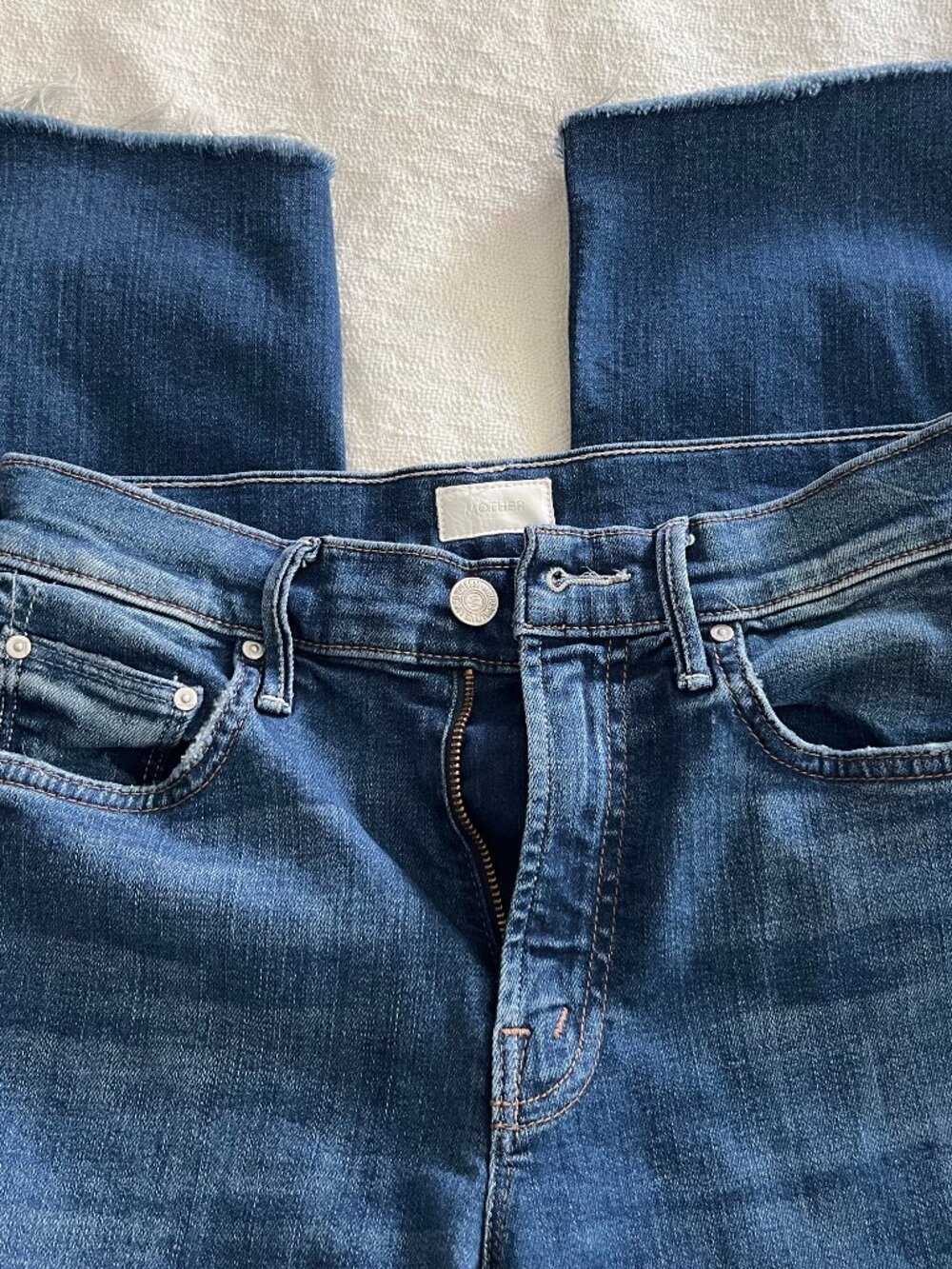 MOTHER Jeans: The Insider Crop Step Fray: Size 25